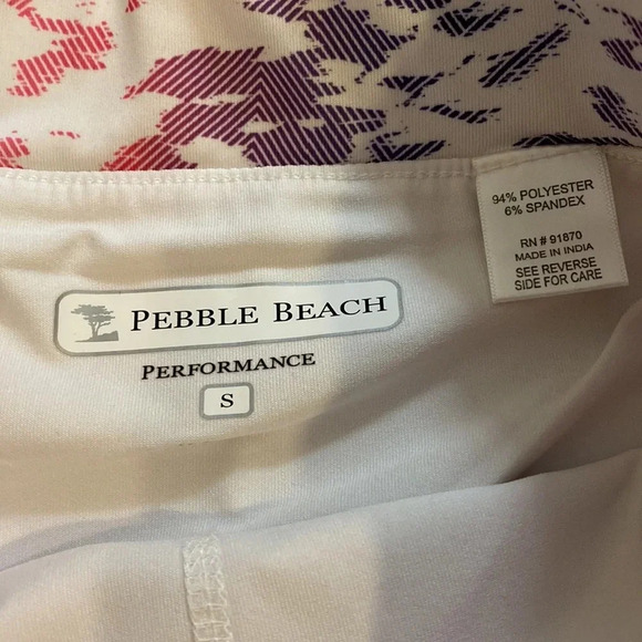 Pebble Beach Performance Skort in Purple/Pink/White - Picture 3 of 5